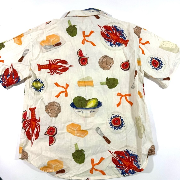 New Petal & Pup Bailey Rose Hampton Short Set Ivory Bon Appetit - Picture 4 of 11